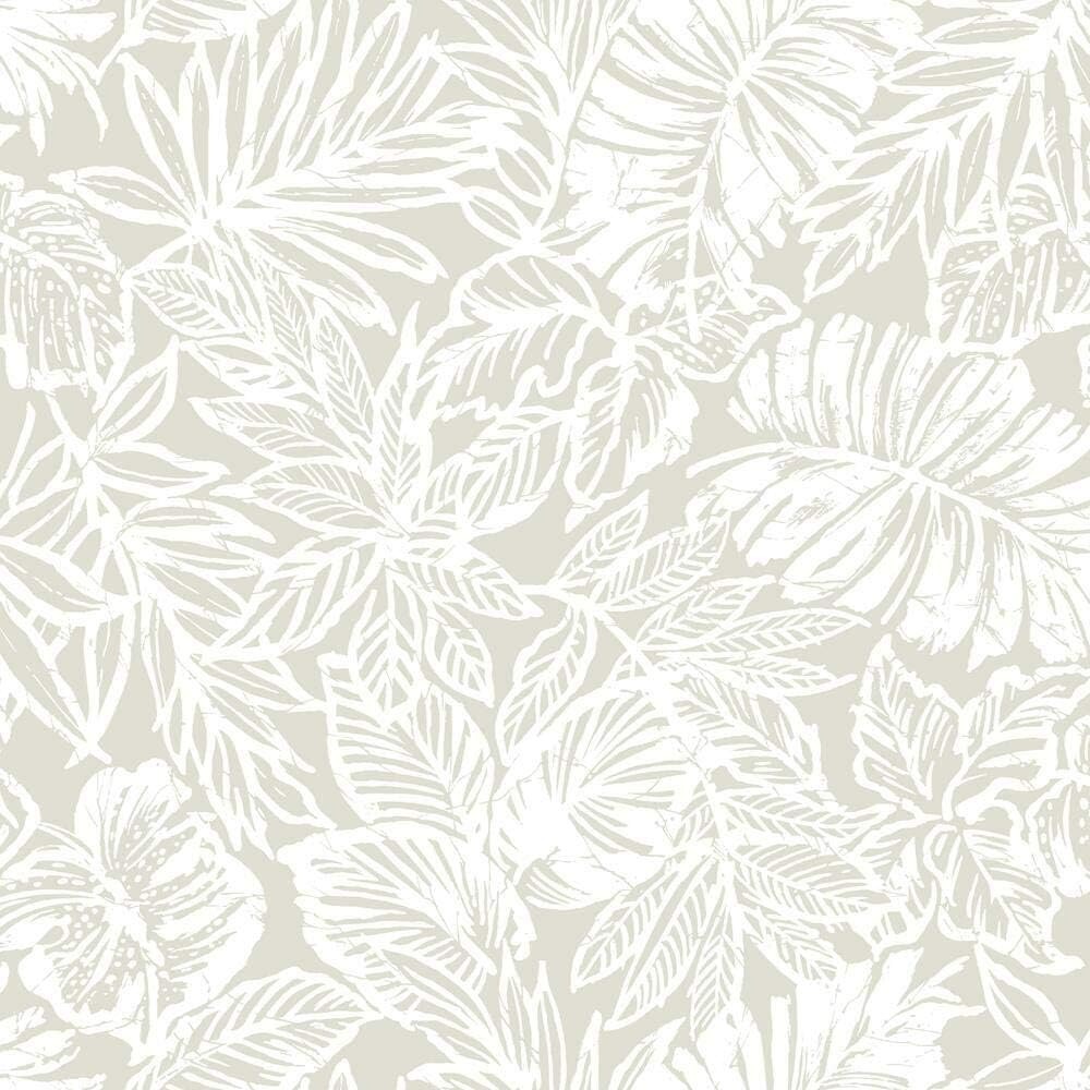 RoomMates Minimalist Tropical Leaf Wallpaper 