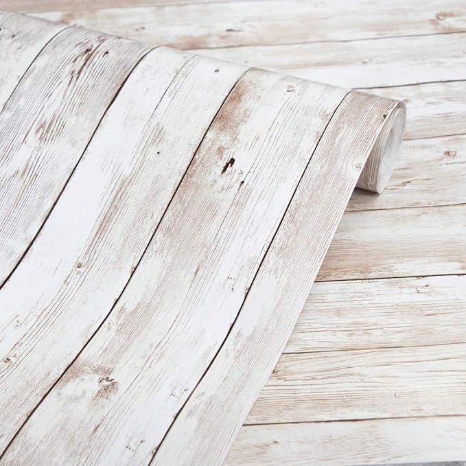 Abyssaly White Wood Panel Wallpaper