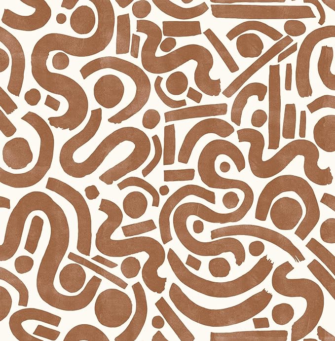 NuWallpaper Abstract Earthy Wallpaper