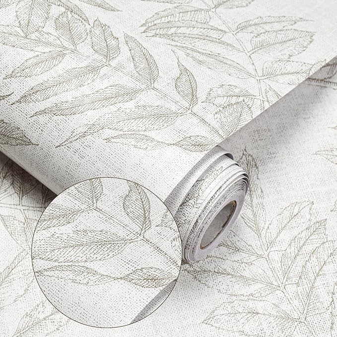 Aniboo Gray Twigs Textured Wallpaper