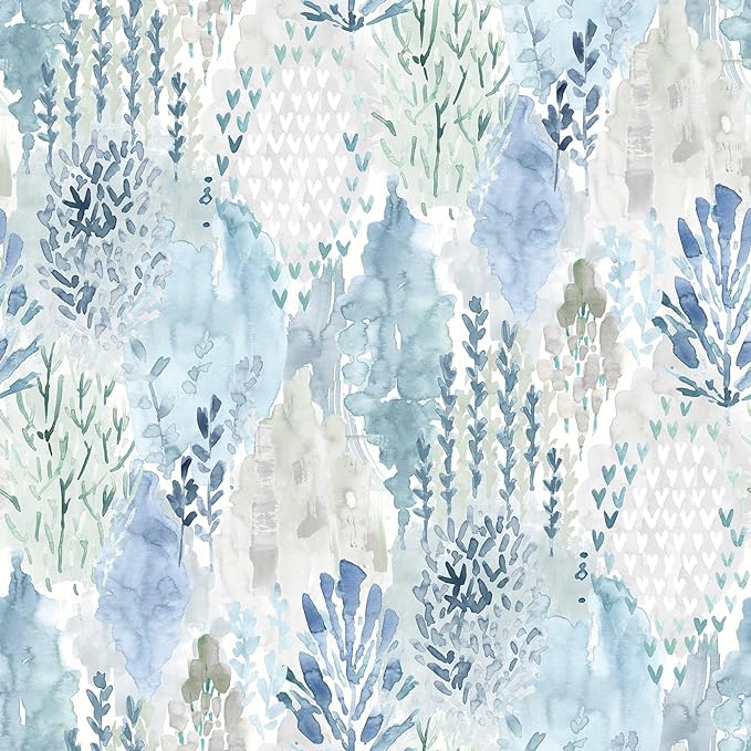RoomMates Watercolor Forest Wallpaper