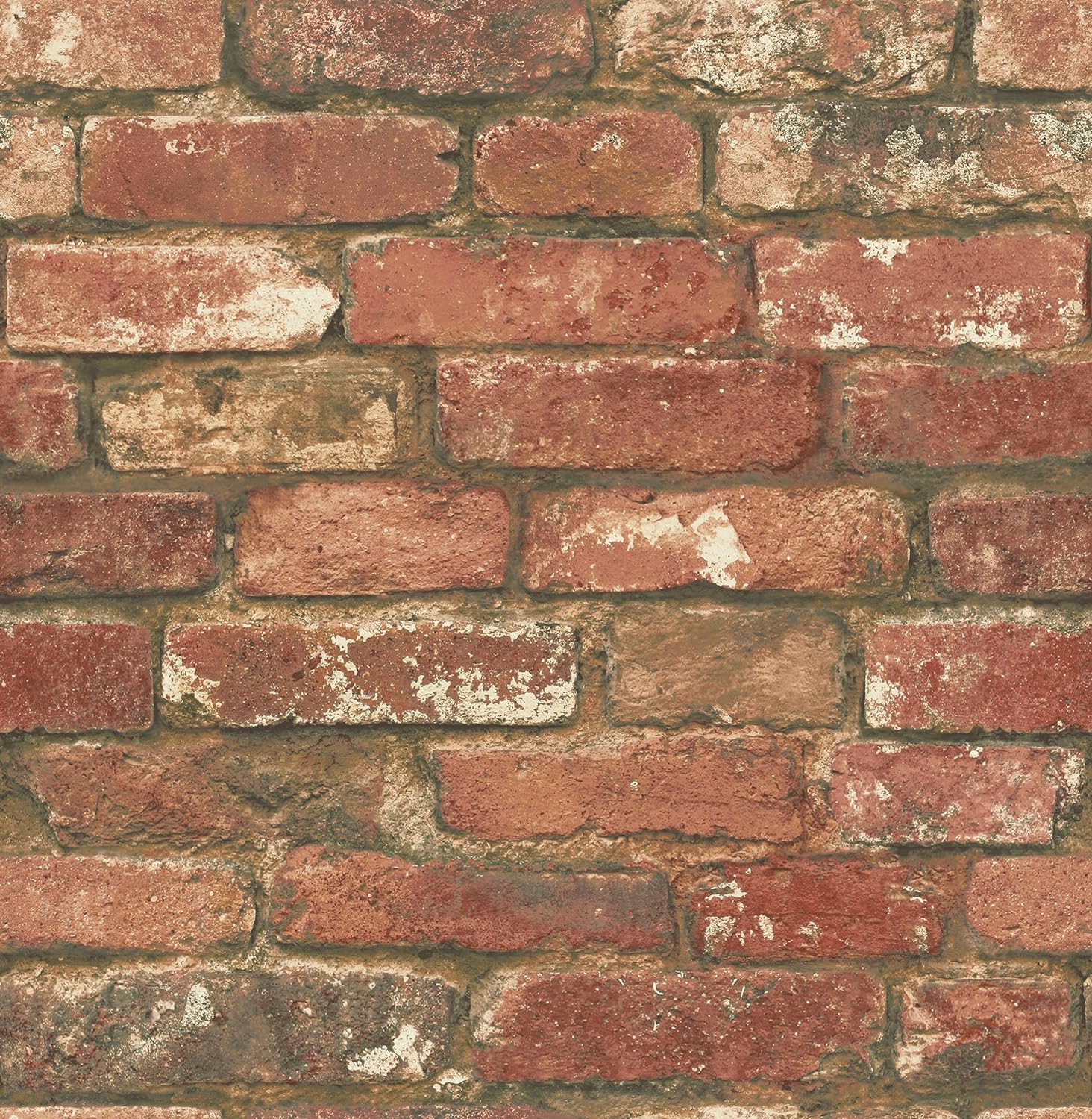 NuWallpaper Natural Brick Vinyl Wallpaper