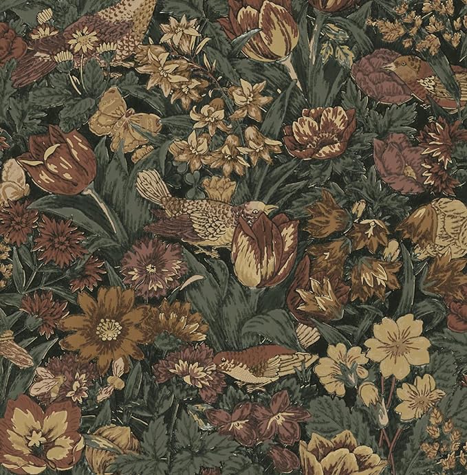 NextWall Vintage Forest Wallpaper