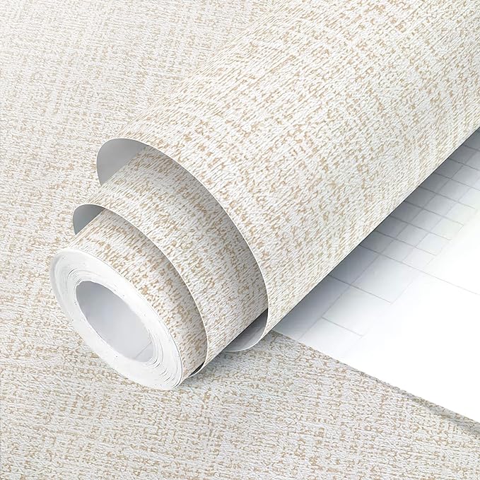Lenify Beige Decorative Wallpaper