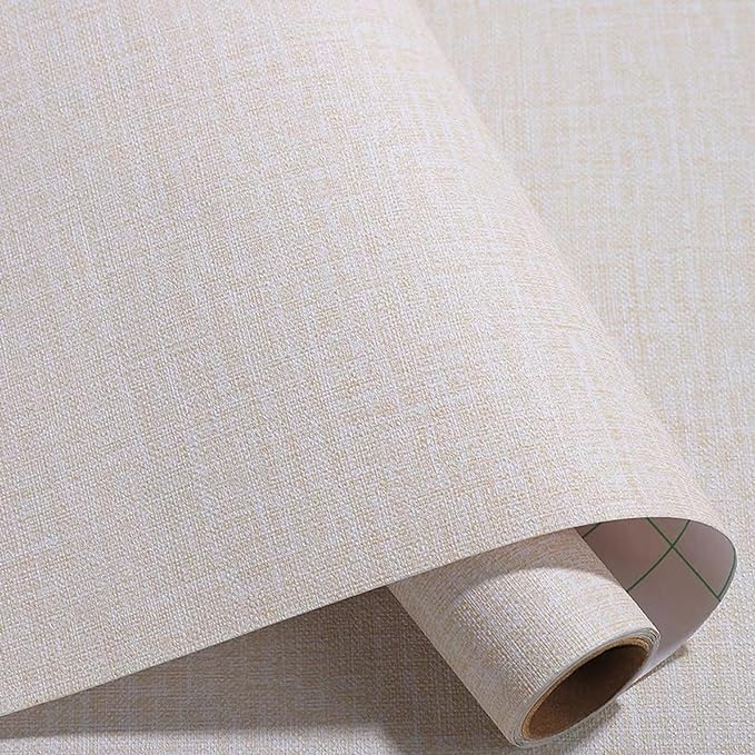 Yancorp Faux Linen Wallpaper