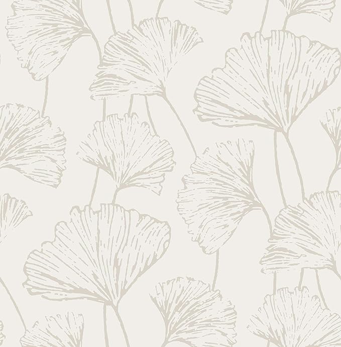NuWallpaper Metallic Leaf Wallpaper