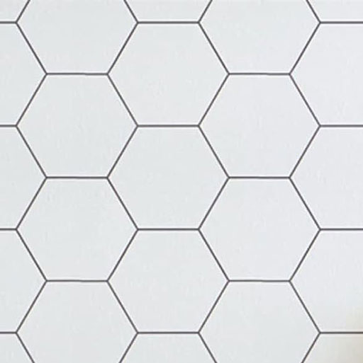 Fiula White Hexagon Wallpaper