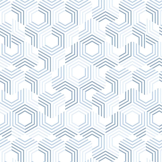 Heroad Blue Hexagon Wallpaper