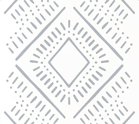 Heroad White and Gray Graphic Wall Cover