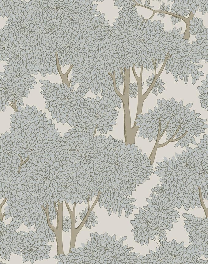 HomKihapai Light Tree Print Wallpaper