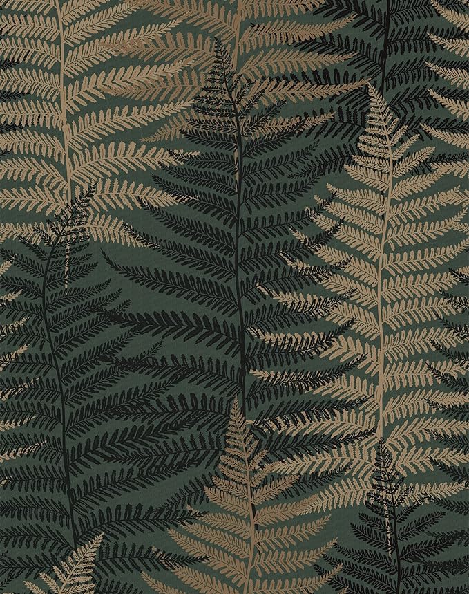 JiffDiff Vintage Fern Vinyl Wall Cover