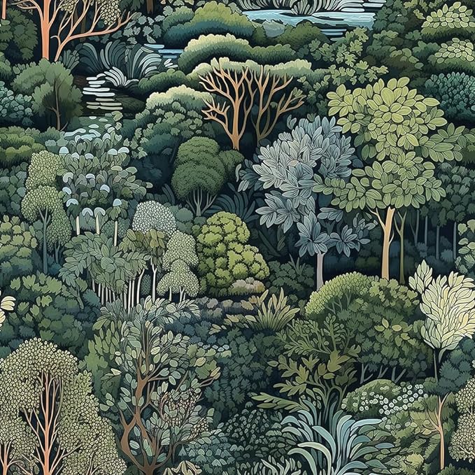 VistaPalette Deep Forest Vinyl Wall Cover