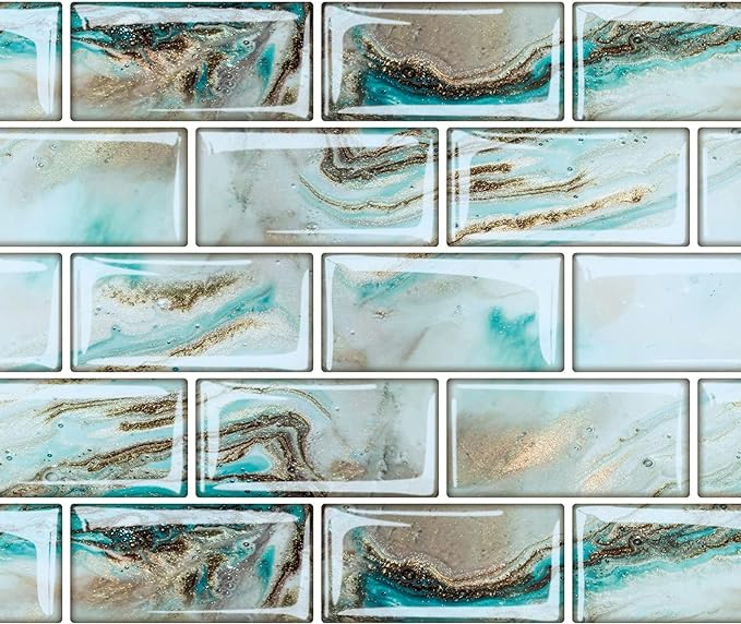 Livebor Backsplash Tile Vinyl Wallpaper