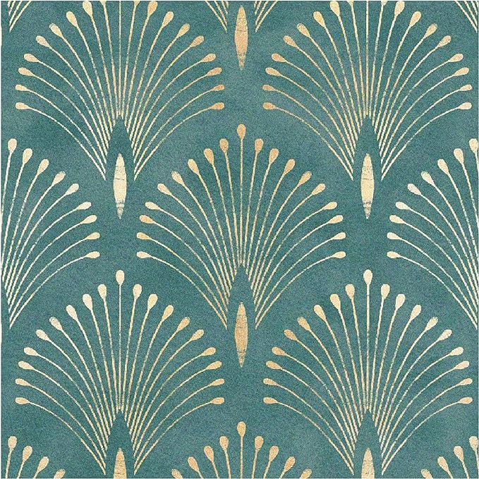 UniGoos Teal and Gold Wall Decor