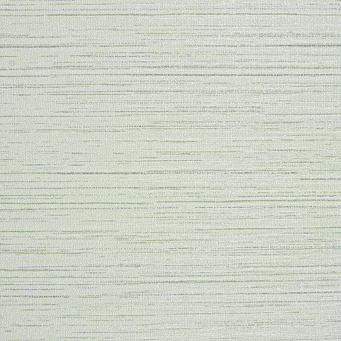 VEELIKE Light Green Grasscloth Wallpaper