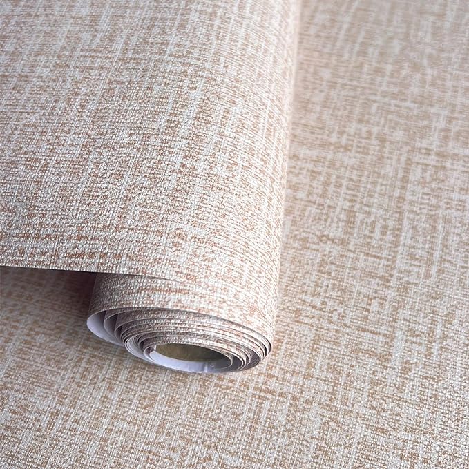 Yancorp Faux Grasscloth Paper Cover