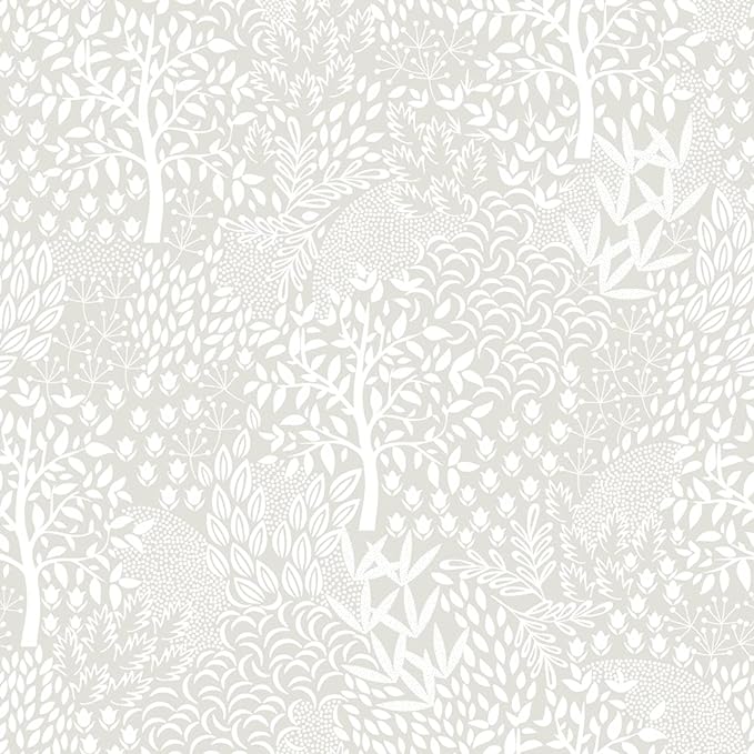 Tempaper Neutral Forest Wall Decor