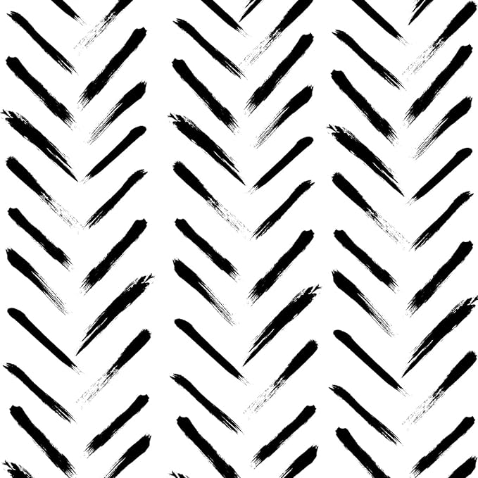 Vovoyager Hand-Painted Chevron Paper