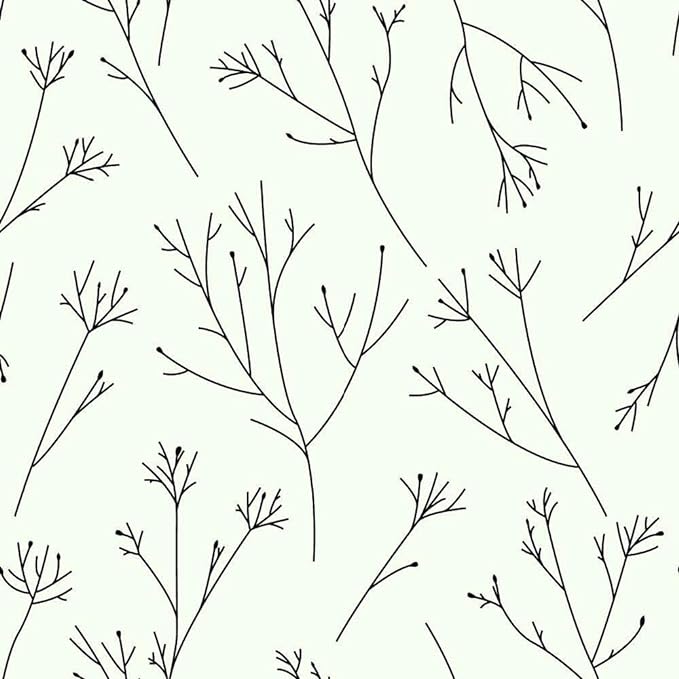 RoomMates Minimalist Black and White Wallpaper