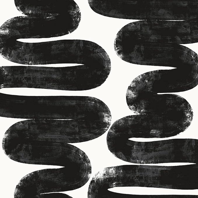 Tempaper Black and White Abstract Wall Art
