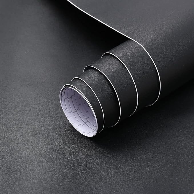Arthome WALL DECOR Matte Black Wallpaper