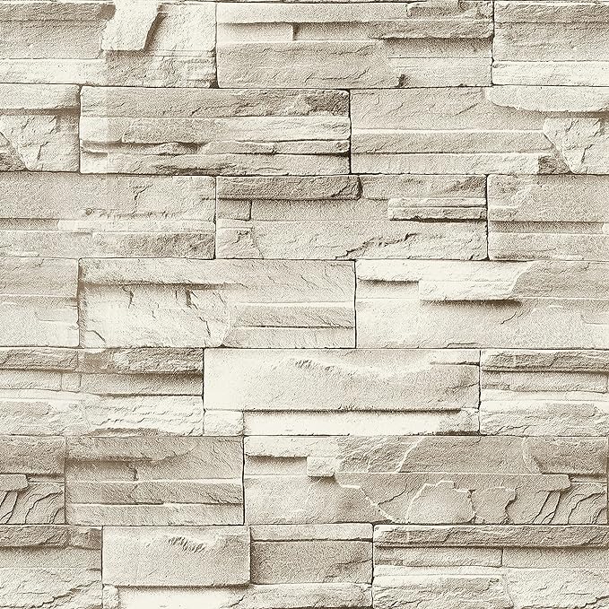 Jeweluck Realistic Stone Wallpaper