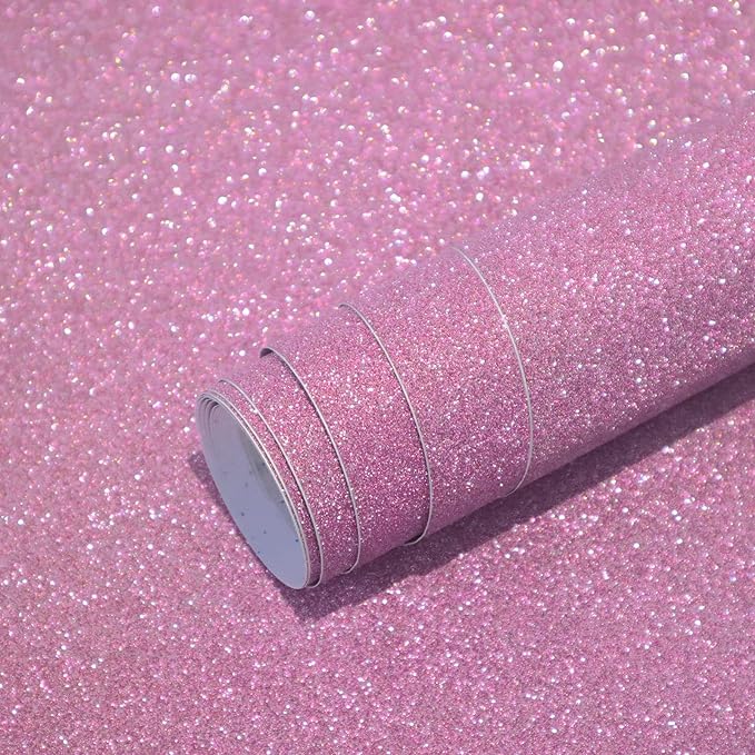Kitiko Gliterry Pink Decorative Paper