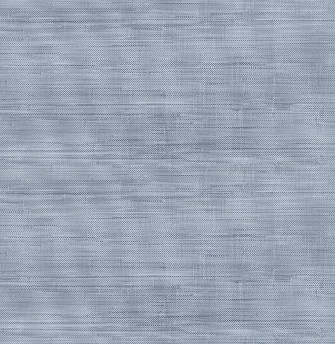 Society Social Gray-Blue Faux Grasscloth Wallpaper