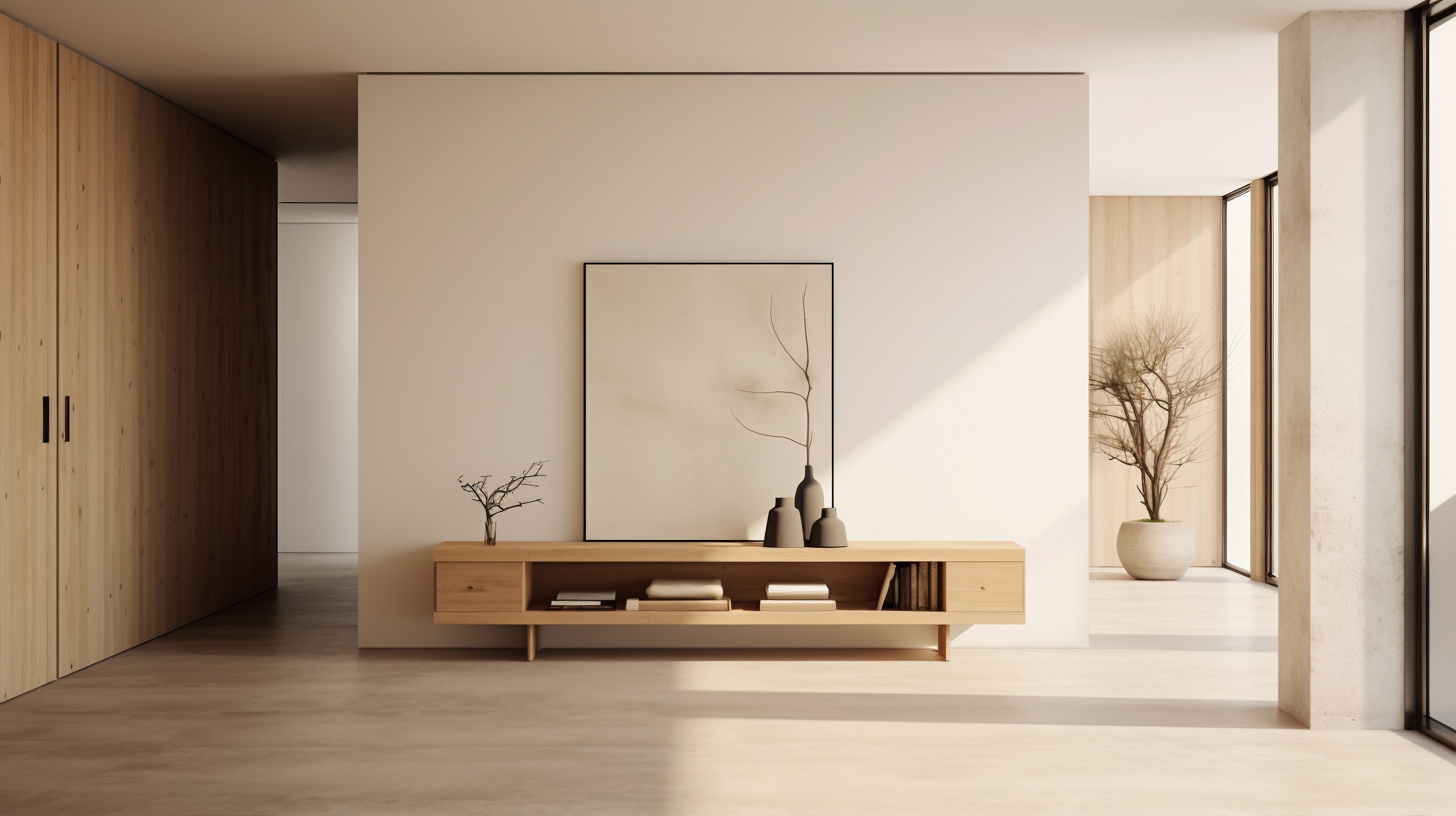 Hall With Accent Wall