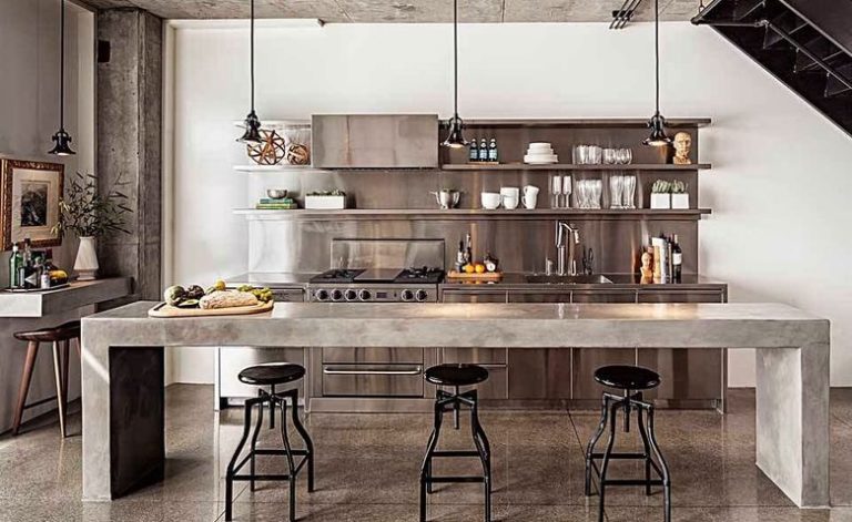 Loft kitchen: The secrets of the loft style + ideas of inspiration and realization