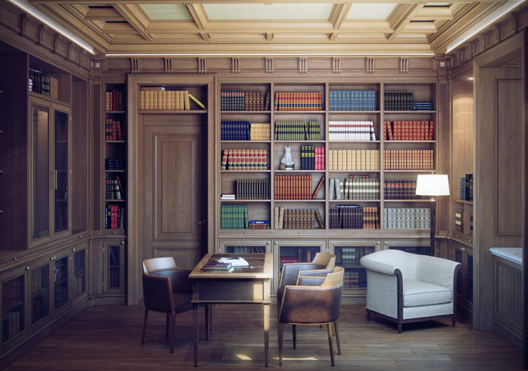 Mini biblioteca in un appartamento: idee di design