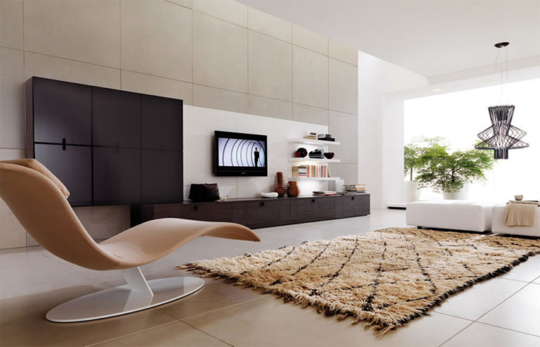Interior design in contemporary style