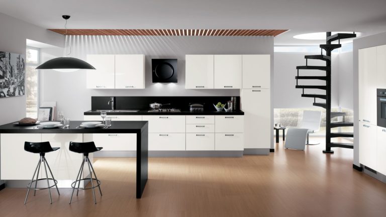 Minimalist kitchen: Design and decoration