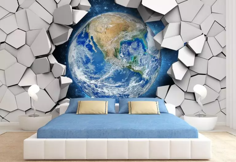 3d effect wallpaper for wall decoration