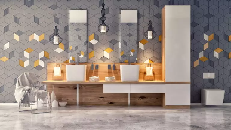 Carrelage céramique 2020: TOP tendances de la mode en design d&rsquo;intérieur