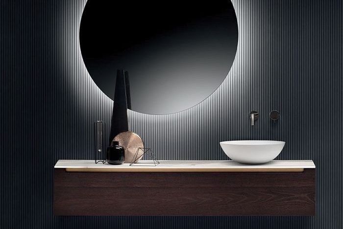 Mirrors in the bathroom: decor, types, shapes,  backlights