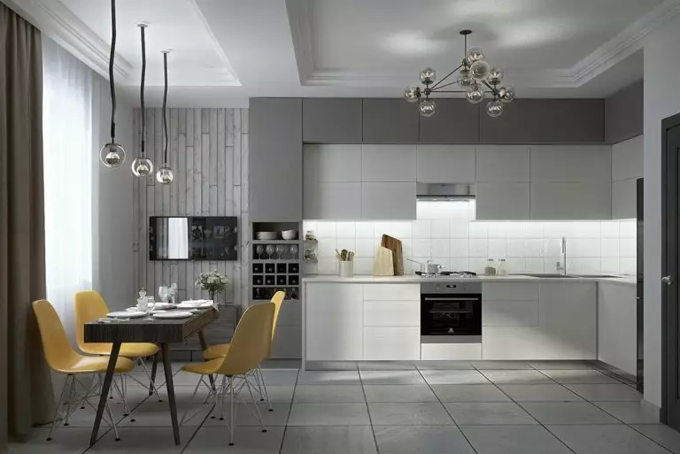 Cucina in toni di grigio: idee per il design e l’arredamento