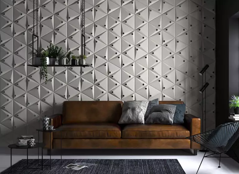 3D wall panels: features, types, and design ideas
