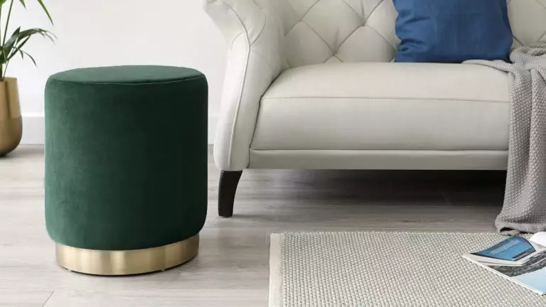 Poufs, Ottomans, and Footstools: types, sizes, colors, DIY, and decorating ideas