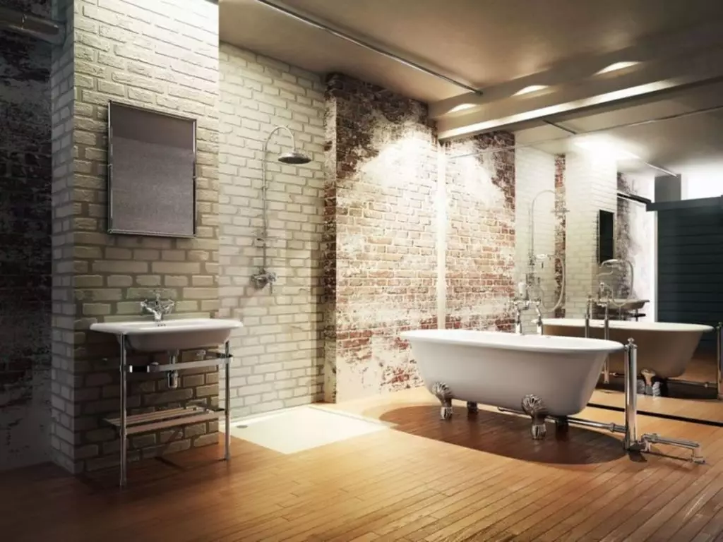 Loft bathroom design (12+ photos) - Hackrea, 2025, image size:1024x768