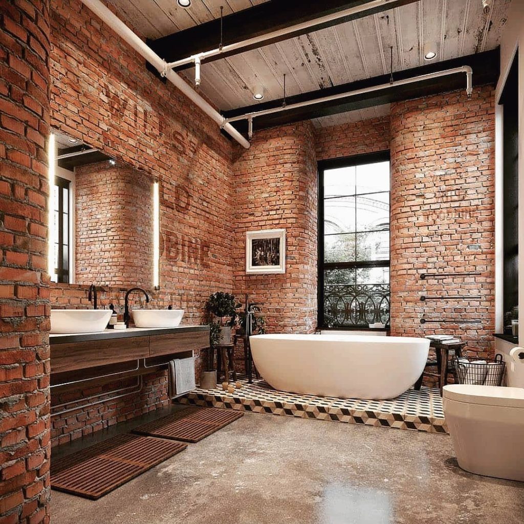 Loft bathroom design (12+ photos) - Hackrea, 2025, image size:1024x1024