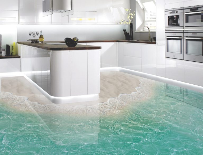 Наливные 3D полы: изысканное покрытие в вашем доме (своими руками)