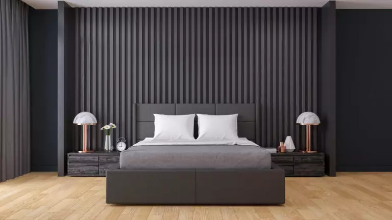 Wall behind bed: ideas for wall decoration behind the headboard