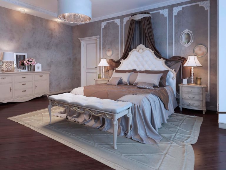 Neoclassical style furniture in interior design