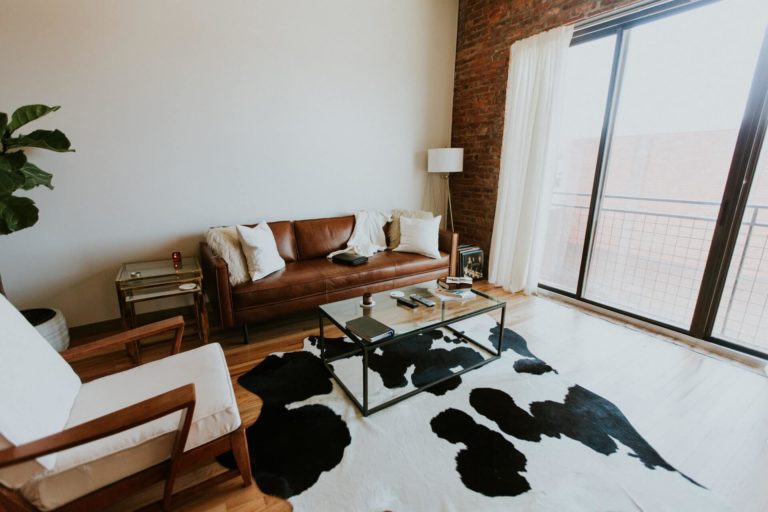 Cuscini per divano in pelle marrone: colori, regole per la scelta e idee di design