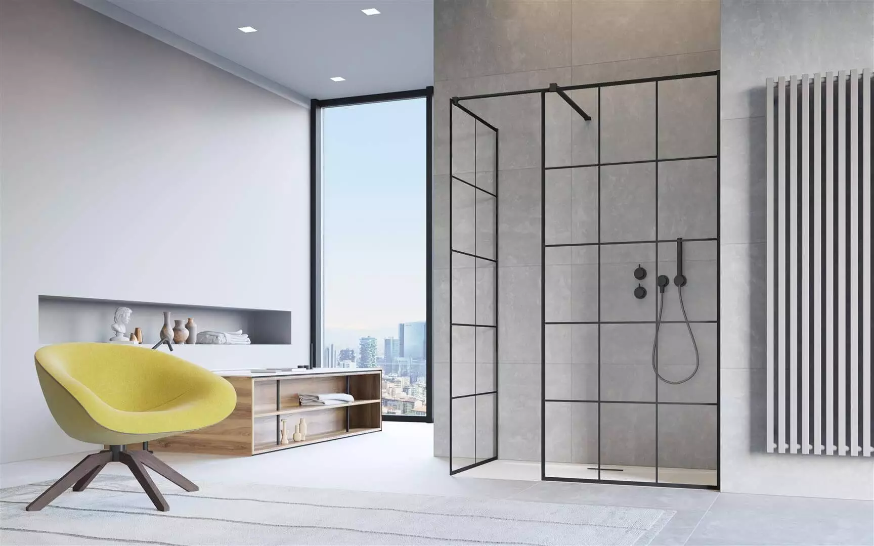 Douche Sans Porte Claboussure