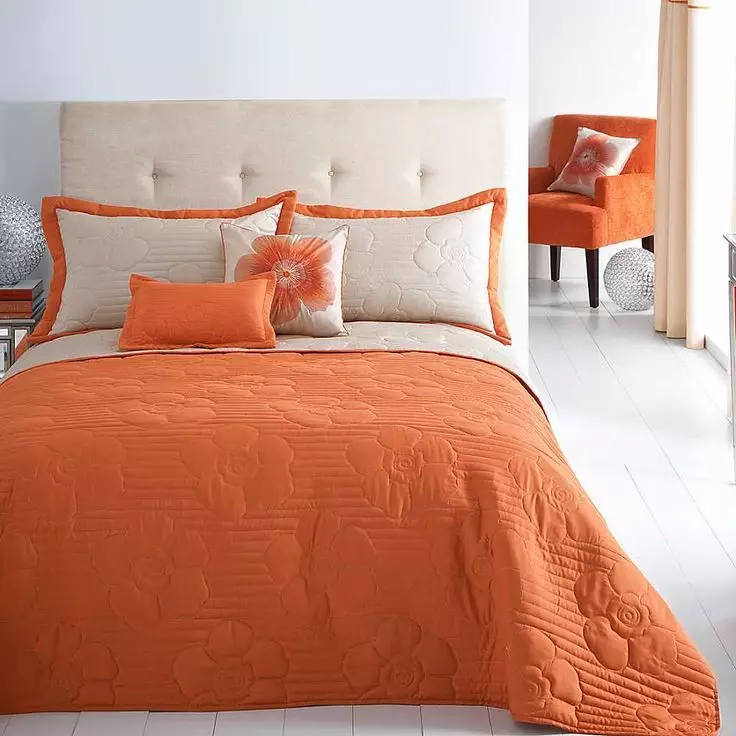 Оранжевая спальня: 22 отобранных идеи дизайна с фотографиями