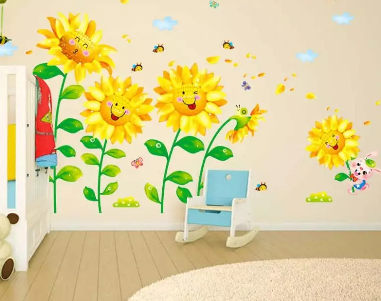 énorme papier peint mural champ de tournesols