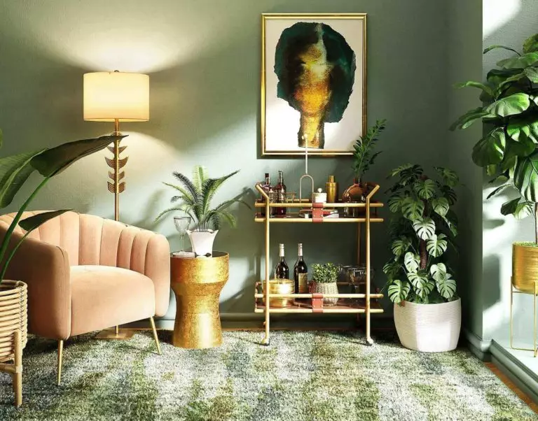 What color walls work best with green carpet: 7 perfect combinations