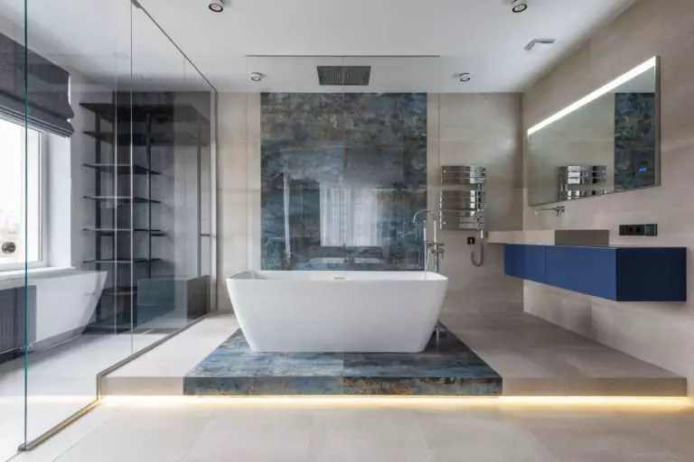 Модная плитка для ванной 2022: оформляем стильную ванную